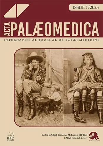 Vendita Finale Acta Palaeomedica. International Journal of Palaeomedicine. Ediz. italiana e inglese (2025). Vol. 1