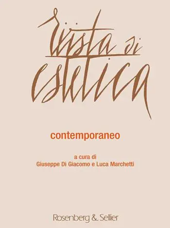 Bestseller Rivista di estetica (2016). Vol. 61 Contemporaneo. Arti visive, musica, architettura.