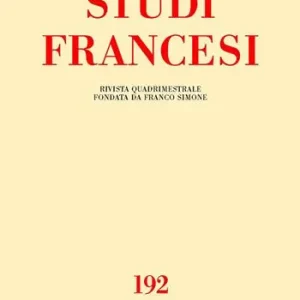 Promozione Esclusiva Studi francesi. Vol. 192