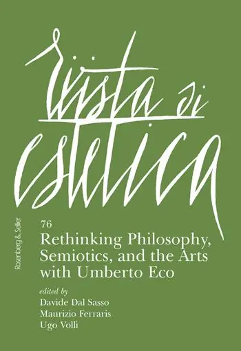 Rivista di estetica. Vol. 76 Rethinking philosophy, semiotic, and the arts with Umberto Eco Offerta