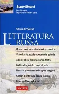 Esclusivo Letteratura russa