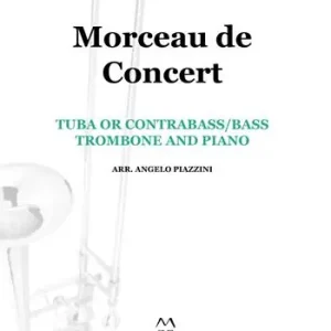Pagamento Sicuro Morceau de concert. Tuba or contrabass/bass trombone and piano. Spartito