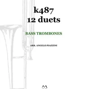 Compra Online k487 12 duets. Bass trombones. Spartito