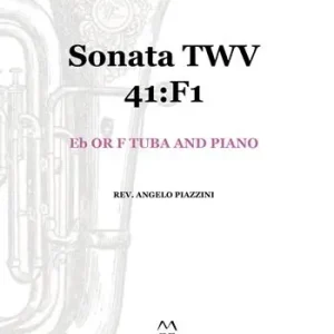 Sonata TWV 41 F1. Eb or F tuba and piano. Spartito Offerta Limitata