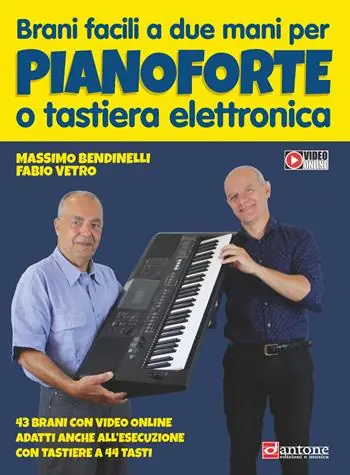 Brani facili a due mani per pianoforte o tastiera elettronica. Partitura. Con video online Offerta Del Giorno