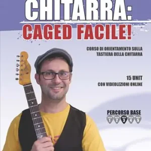 Offerta Chitarra caged facile. Metodo. Con video online
