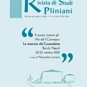 Rivista di Studi Pliniani (2022). Vol. 1 Promozione