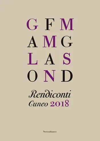 Rendiconti. Cuneo 2018 Miglior Prezzo