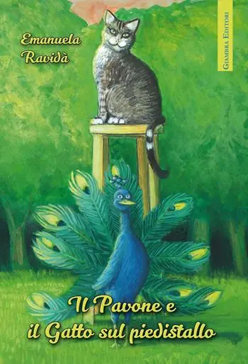 Promozione Esclusiva Il Pavone e il Gatto sul piedistallo