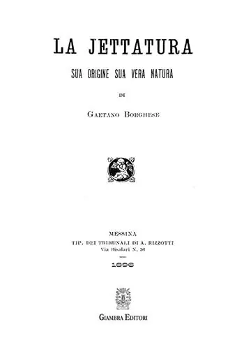 La jettatura. Sua origine sua vera natura Acquista Ora