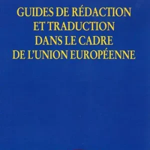 Sconto Guides de rédaction et traduction dans le cadre de l‘Union Européenne