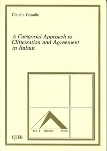 A Categorial approach to cliticization and agreement in italian Saldi