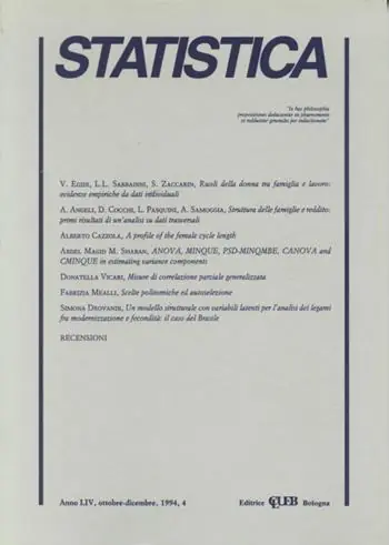 Promo Stagionale Statistica (1994). Vol. 4