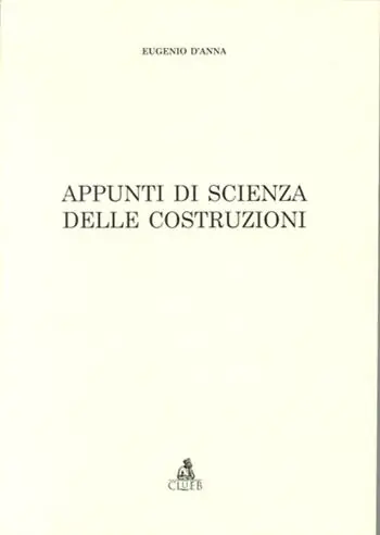 Appunti di scienza delle costruzioni Subito Disponibile