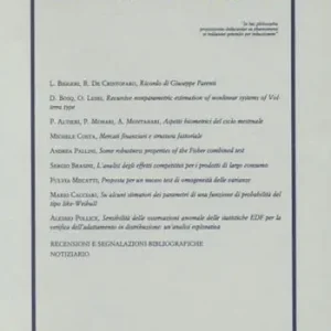 Statistica (1995). Vol. 3 Spedizione Espresso