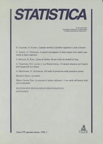 Offerta Limitata Statistica (1996). Vol. 1