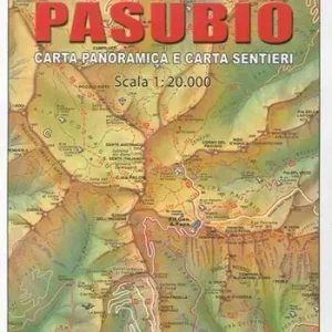 Carta panoramica delle piccole Dolomiti e Prealpi vicentine 1 20.000. Con carta sentieri massiccio del Pasubio Consegna Rapida