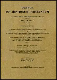 Quantità Limitata Corpus inscriptionum etruscarum. Voluminis secundi, Sectionis I, Fasciculum 5 (Tit. 6325-6723) et additamentum Sectionis II, Fasciculi 1 (Tit. 8881-8927)