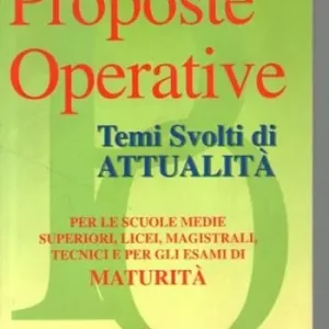 Nuova Collezione Proposte operative. Per le Scuole