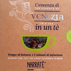 L‘essenza di Venezia in un tè. Tempo di lettura i 5 minuti di infusioine-The essence of Venice in a tea. Reading time just the 5 minutes needed to brew. Ediz. bilingue. Con tea bag Super Prezzo