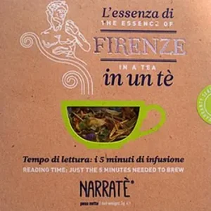 L‘essenza di Firenze in un tè. Tempo di lettura i 5 minuti di infusione-The essence of Florence in a tea. Reading time just the 5 minutes needed to brew. Ediz. bilingue. Con tea bag Direttamente Dal Produttore