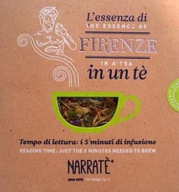 L‘essenza di Firenze in un tè. Tempo di lettura i 5 minuti di infusione-The essence of Florence in a tea. Reading time just the 5 minutes needed to brew. Ediz. bilingue. Con tea bag Direttamente Dal Produttore