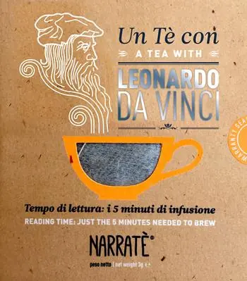 Spedizione Espresso Un tè con Leonardo da Vinci-A tea with Leonardo da Vinci. Ediz. bilingue