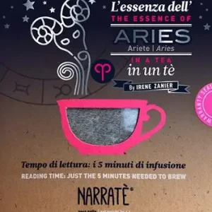 Compra Online L‘essenza dell‘Ariete in un tè-The essence of the Aries in a tea. Tempo di lettura i 5 minuti di infusione. Con tea bag