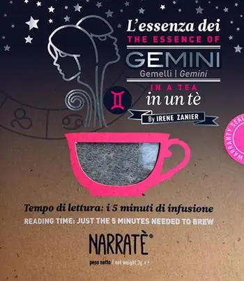 Promozione L‘essenza dei Gemelli in un tè-The esence of Gemini in a tea. Tempo di lettura i 5 minuti di infusione. Ediz. bilingue. Con tea bag