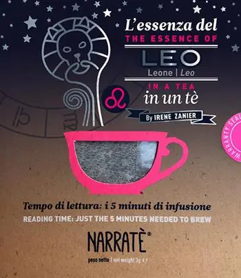 L‘essenza del Leone in un tè-The essence of the Leo in a tea. Tempo di lettura i 5 minuti di infusione. Ediz. bilingue. Con tea bag Ultima Occasione