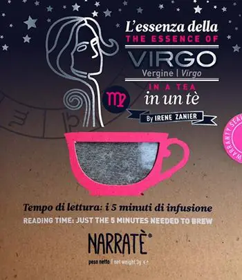 Reso Gratuito L‘essenza della Vergine in un tè-The essence of the Virgo in a tea. Tempo di lettura i 5 minuti di infusione. Ediz. bilingue. Con tea bag