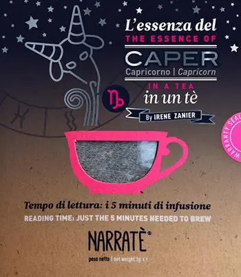 Spedito Oggi L‘essenza del Capricorno in un tè-The essence of the Capricorn in a tea. Tempo di lettura i 5 minuti di infusione. Ediz. bilingue. Con tea bag