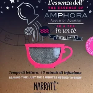 L‘essenza dell‘Acquario in un tè-The essence of the Aquarius in a tea. Tempo di lettura i 5 minuti di infusione. Ediz. bilingue. Con tea bag Prezzo Conveniente