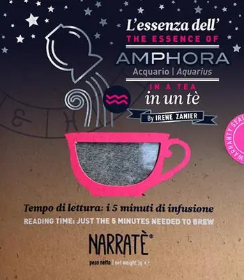 L‘essenza dell‘Acquario in un tè-The essence of the Aquarius in a tea. Tempo di lettura i 5 minuti di infusione. Ediz. bilingue. Con tea bag Prezzo Conveniente