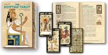 Egyptian tarot set. Con Carte Esclusivo