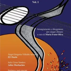 Spedito Oggi Tanghi. Per cinque chitarra. Parti. Vol. 1