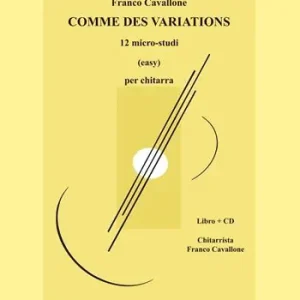 Offerta Lampo Comme des variations. 12 micro-studi. Per chitarra. Metodo. Con CD-Audio