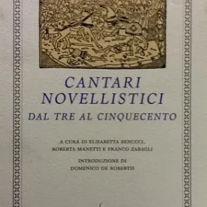 Offerta Cantari novellistici dal Tre al Cinquecento