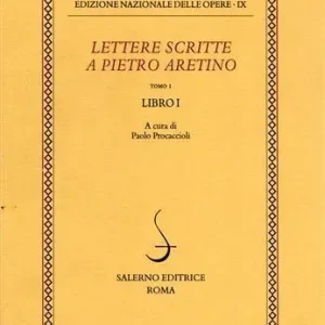 Promozione Lettere scritte a Pietro Aretino. Vol. 1 Libro 1º.