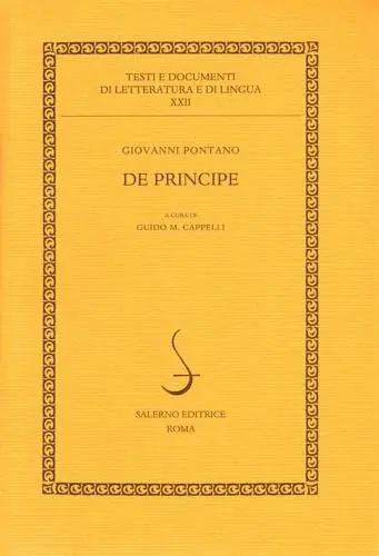 De principe. Testo latino a fronte Sconto