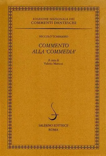 Acquista Ora Commento alla «Commedia»