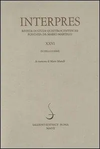 Popolare Interpres. Rivista di studi quattrocenteschi. Vol. 26
