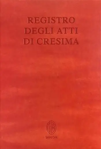 Compra Adesso Registro degli atti di Cresima