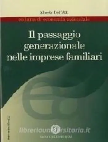 Prezzo Scontato Il passaggio generazionale nelle imprese familiari