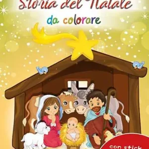 Storia del Natale da colorare. Con adesivi. Ediz. a colori Prezzo Conveniente