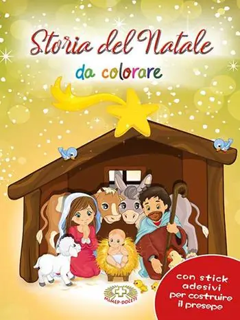 Storia del Natale da colorare. Con adesivi. Ediz. a colori Prezzo Conveniente