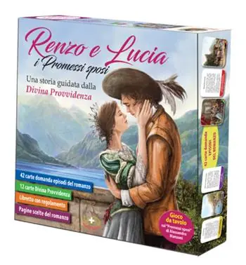 Occasione Renzo e Lucia i Promessi sposi. Una storia guidata dalla Divina Provvidenza. Con gioco da tavolo