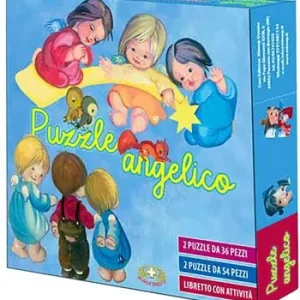 Puzzle angelico. Ediz. a caratteri grandi. Con 4 puzzle con gli angeli Promo Stagionale