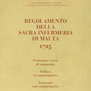 Regolamento della Sacra Infermeria di Malta. 1725. Ediz. italiana, francese e inglese Subito Disponibile