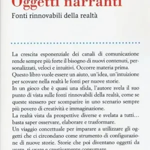 Oggetti narranti. Fonti rinnovabili di realtà Promozione Esclusiva